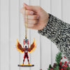 Maxcorners Custom Name and Number Football Champion Memorial Ornament, Christmas Gift 2D Flat LM2111