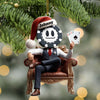 Maxcorners Custom Name Poker Ornament, Christmas Gift Decoration 2D Flat LM2111