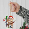 Maxcorners Custom Name Italy Ornament, Italy Lover Christmas Gift 2D Flat LM2111