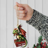 Maxcorners Custom Name Dragon Ornament, Christmas Gift for Dragon Lover 2D Flat LM2211