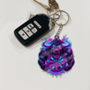 Maxcorners Neon Bull Beast Dartboard 3D Keychain