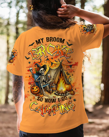 Maxcorners My Broom Broke So Now Halloween Camping All Over Print LM1501