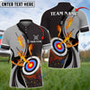 Maxcorners Archery Water Flow Customized Name 3D Shirt (5 Colors)