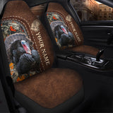 Maxcorners Personalized Name Turkey Hunting Camo Car Seat Covers