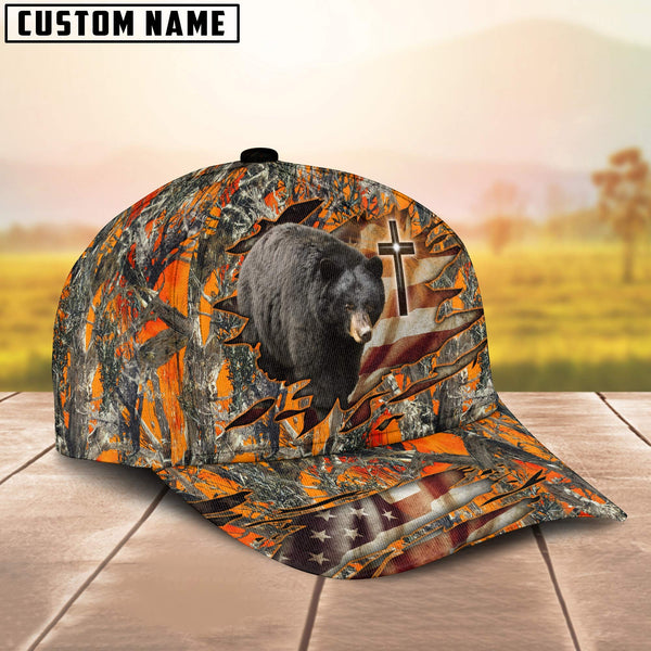 Maxcorners Bear Hunting Classic Personalized Cap