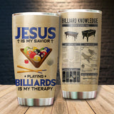 Maxcorners Jesus Billiards Knowledge Tumbler