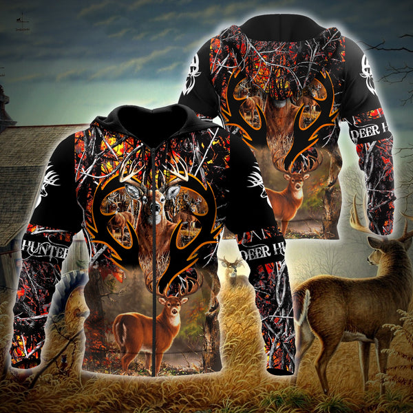 Max Corner Amazing Deer Hunting 3D Custom Name All Over Printed Shirts Gift For Hunter