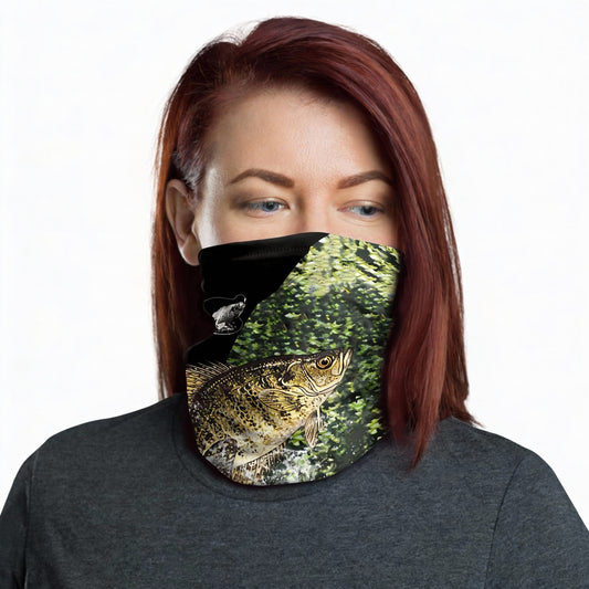 Maxcorners Crappie Fishing Neck Gaiter