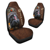 Maxcorners Personalized Name Turkey Hunting Camo Car Seat Covers