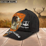 Maxcorners Personalized Name Beagle Rabbit Hunting 3D Caps