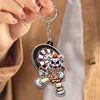 Maxcorners Darts Evil Clown 3D Keychain