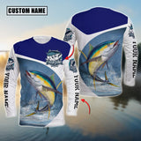 Maxcorners Tuna Fishing Customize Name 3D Shirts