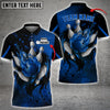 Maxcorners Bowling Lion Flame Multicolor Option Customized Name 3D Shirt