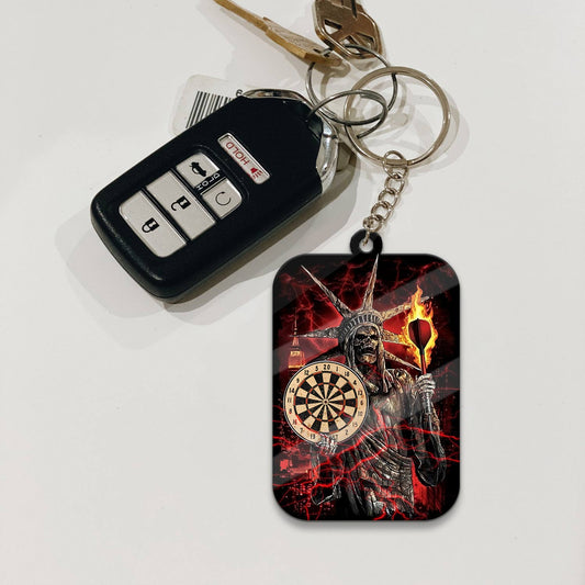Maxcorners Darts Dark Liberty Reaper 3D Keychain