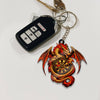 Maxcorners Darts Golden Dragon 3D Keychain