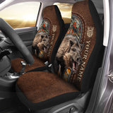 Maxcorners Personalized Name Boar Hunting Camo Car Seat Covers