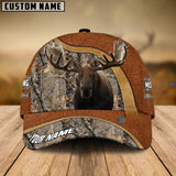 Maxcorners Hunting Light Brown Pattern ( Multi Animal Option ) Personalized Hats