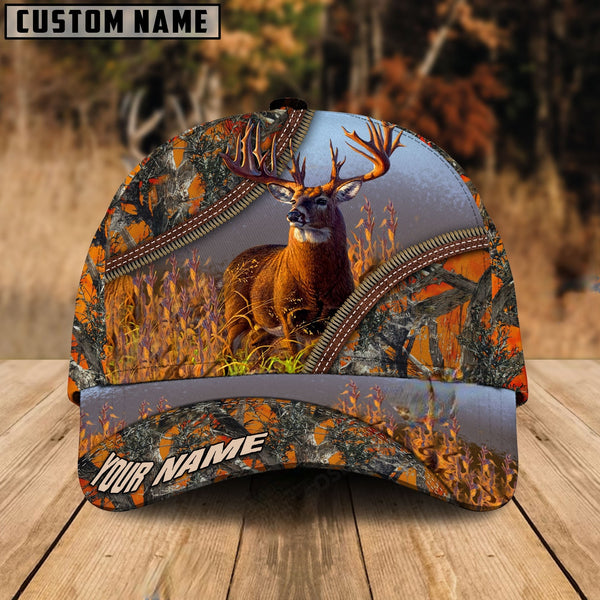 Maxcorners Hunting Forest Pattern ( Multi Animal Option ) Personalized Hats