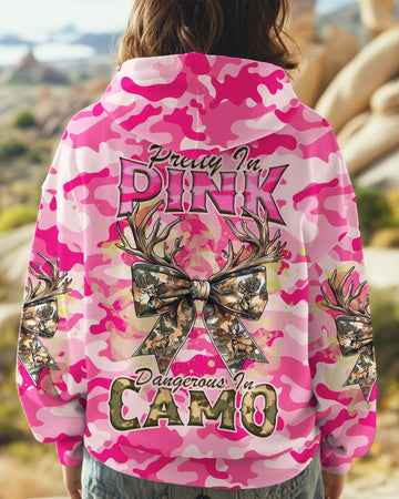 Maxcorners Pretty In Pink Hunting Deer All Over Print LM1601