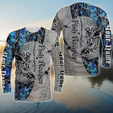 Maxcorners Personalized Name Reaper Fishing Shirts 3D