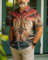 Maxcorners Compass Ocean Hawaiian Shirt LM1501