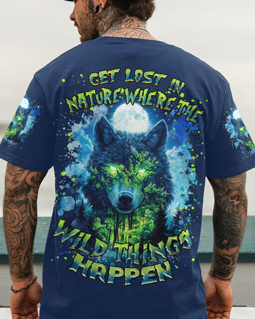 Maxcorners Get Lost In Nature Wolf All Over Print LM1501