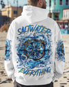 Maxcorners Saltwater Heals Everything Compass Waves Ocean All Over Print LM1501