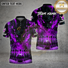 Maxcorners Bowling Fire Demon Inferno Power Multioptions Personalized Name, Team Name Unisex 3D Shirt