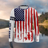 Maxcorners Fishing Flag Us Customize Name 3D Hoodie