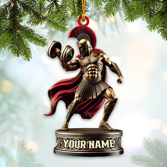 Maxcorners Roman Soldier Christmas Home Decor Christmas Ornament, Personalized Ornament 2D Flat LM2211