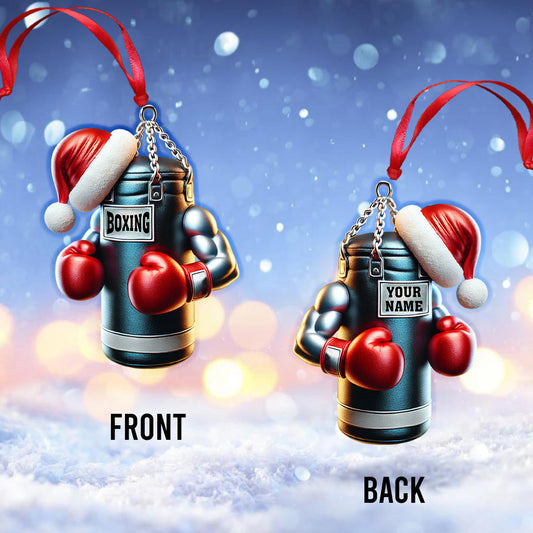 Maxcorners Custom Ornament, Boxing Ornament, Christmas Room Decor 2D Flat LM2211