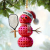 Maxcorners Custom Name Pickle Ball Ornament, Christmas Gift Decoration 2D Flat LM2111