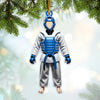 Maxcorners Custom Name Taekwondo Ornament, Taekwondo Christmas Gift 2D Flat LM2111