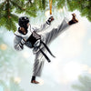 Maxcorners Custom Name Taekwondo Ornament, Taekwondo Christmas Gift3 2D Flat LM2111