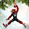 Maxcorners Custom Name Basketball Ornament, Basketball Christmas Gift 2D Flat LM2211