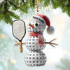 Maxcorners Custom Name Pickle Ball Ornament, Christmas Gift Decoration 2D Flat LM2111
