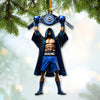 Maxcorners Custom Name Boxing Champion Ornament, Boxing Lover Christmas Gift85 2D Flat LM2111