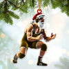 Maxcorners Wrestler Santa Home Decor Christmas Ornament, Personalized Ornament 2D Flat LM2211