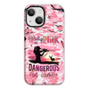 Maxcorners Pretty In Pink Hunting Phone Case LM1601