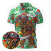 Maxcorners Sasquatch Pirate Paradise Golf Polo Shirt
