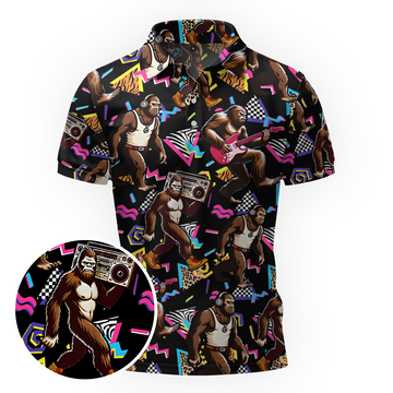 Maxcorners Sasquatch Music Party Golf Polo Shirt