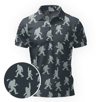 Maxcorners Sasquatch Swing Club Golf Polo Shirt