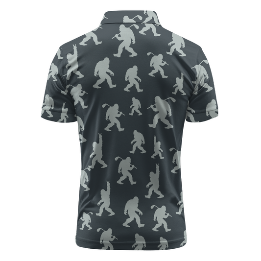 Maxcorners Sasquatch Swing Club Golf Polo Shirt
