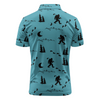 Maxcorners Teal Cryptid Rager Golf Polo Shirt