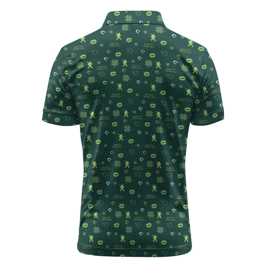 Maxcorners Green Luck Legend Golf Polo Shirt