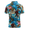 Maxcorners Bigfoot Island Getaway Golf Polo Shirt