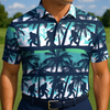Maxcorners Bigfoot Beach Party Vibes Golf Polo Shirt