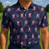 Maxcorners Dark Tropic Silhouette Golf Polo Shirt