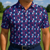 Maxcorners On Repeat - Red Shift Golf Polo Shirt