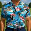 Maxcorners Sasquatch Island Paradise Golf Polo Shirt